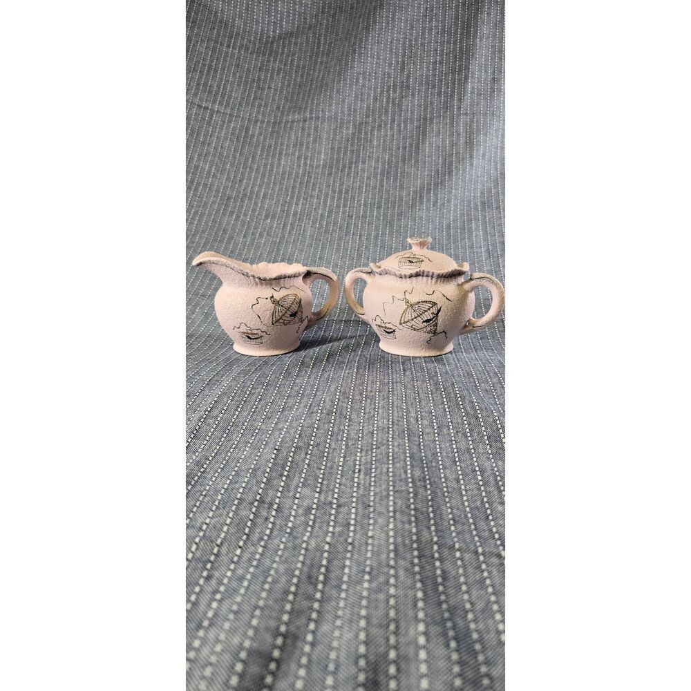 Vintage Ardalt Lenwile China Creamer & Sugar Bowl